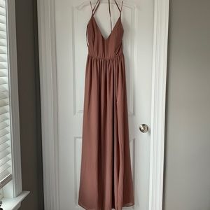 Shailene lace back chiffon formal dress by Windsor